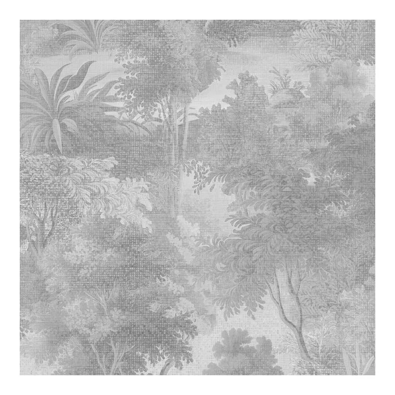 Superfresco Easy Sylva Mist Wallpaper in Grey Size: 10000mm x 520mm Grey 10000mm x 520mm