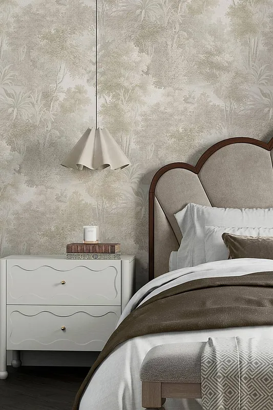 Superfresco Easy Sylva Stone Wallpaper in Beige Beige
