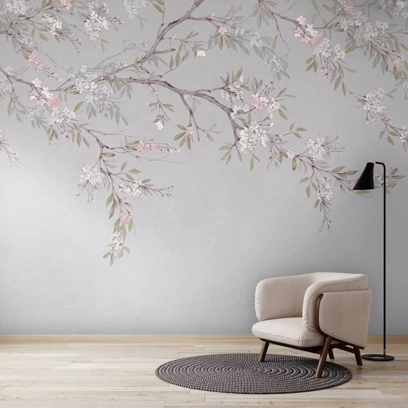 Superfresco Easy Unisex Blossom Trail Purple Print To Order 3m x 2.8m Mural Purple One Size female