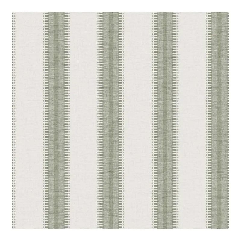 Superfresco Easy Sonnet Stripe Sage Wallpaper in Green Size: 10000mm x 520mm - Green