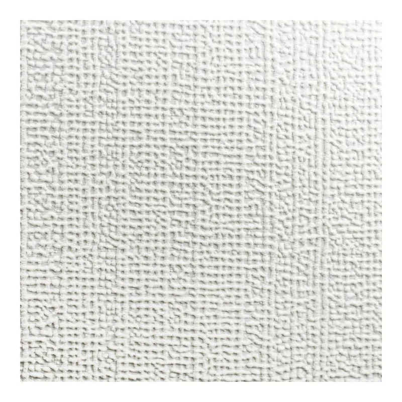 Superfresco Linen Texture White Durable Wallpaper Paintable Size: 10000mm x 520mm - White - Size: 10000mm x 520mm