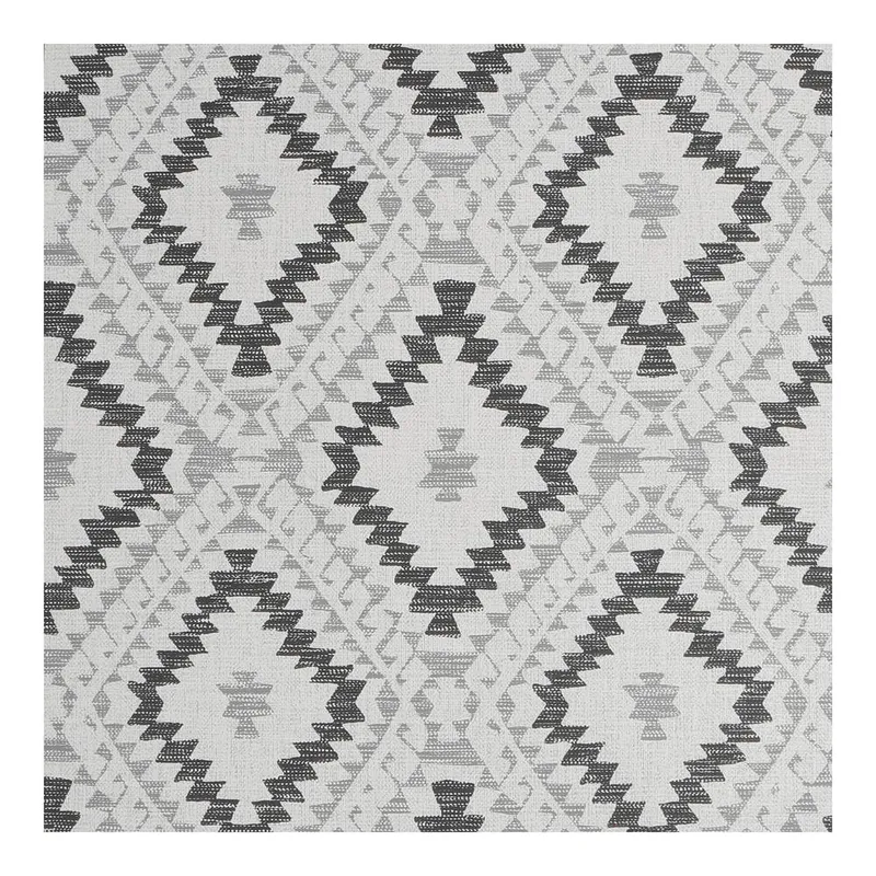 Superfresco Aztec Geometric Mono Wallpaper in Black Size: 10000mm x 520mm - Black