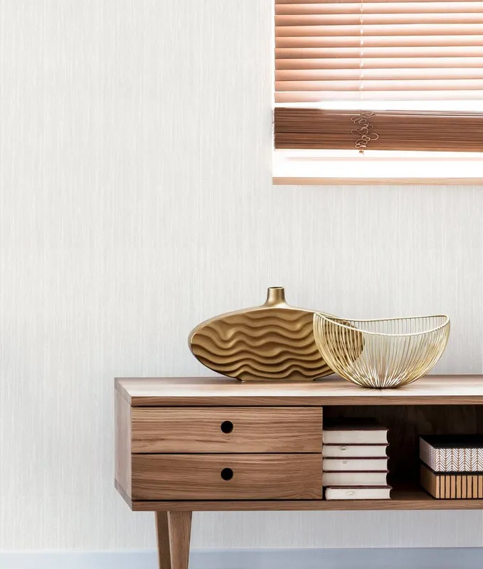 Superfresco Paintable Bark Textured White Durable Wallpaper Size: 10000mm x 520mm - White