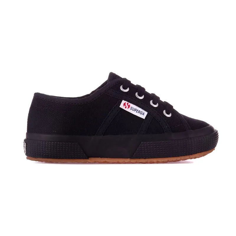 Superga 2750 Jcot Leather Trainers in Black Size: 13 Black 13