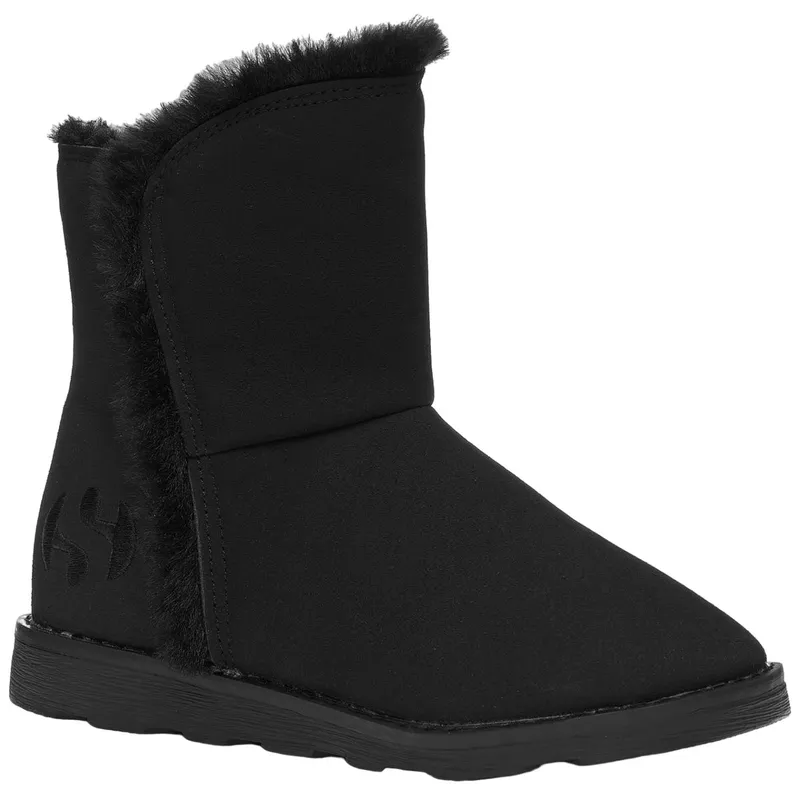 Superga Childrens Unisex Childrens/kids 4033 Suede Ankle Boots (Black) - Size Uk 10 Kids