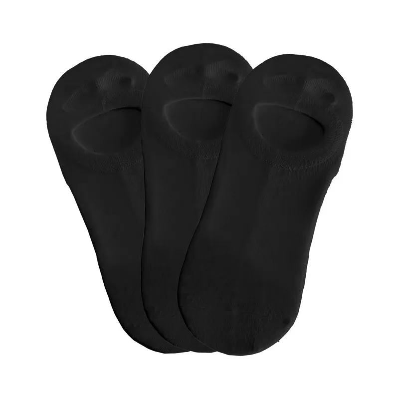 Superga Unisex Adult Invisible Socks (Pack Of 3) (Black) - Size Uk 5.5-8