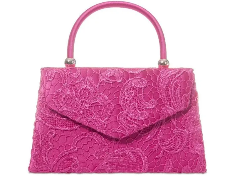 Svnx Women's Lace Top Handle Grab Bag in Pink - Pink - Size: One Size