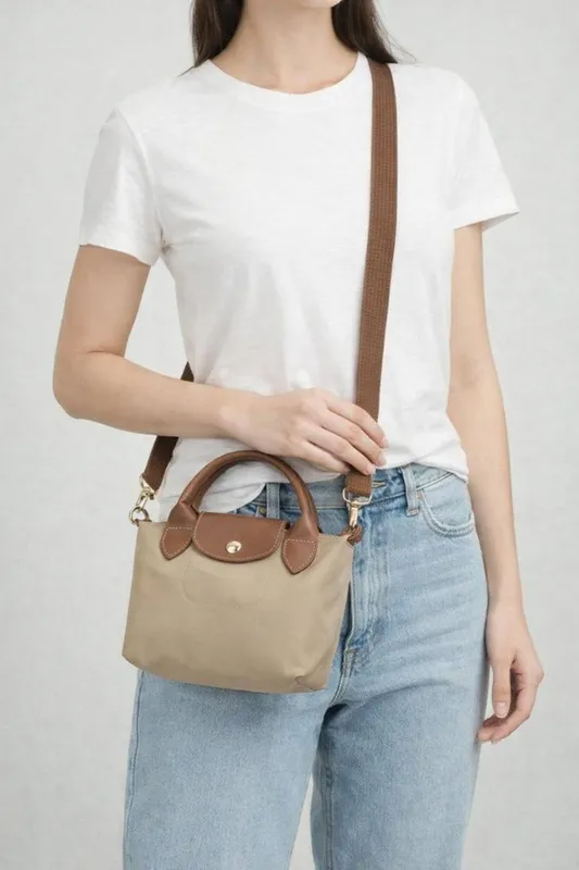 Svnx Women's Mini Pouch Crossbody Bag in Beige Beige One Size female