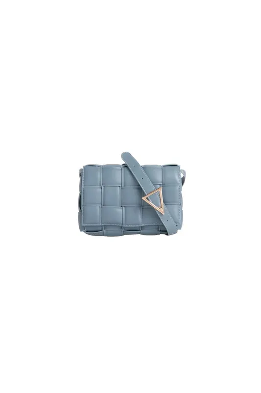 Svnx Women's Woven Crossbody Bag in Blue - Blue