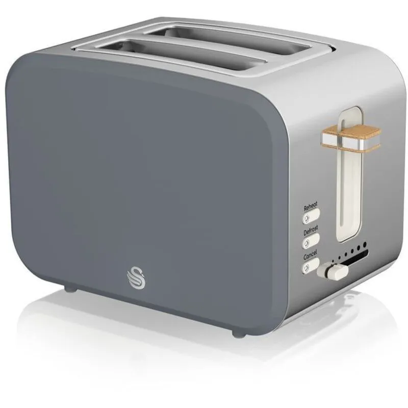 Swan - 2 Slice Nordic Toaster Grey