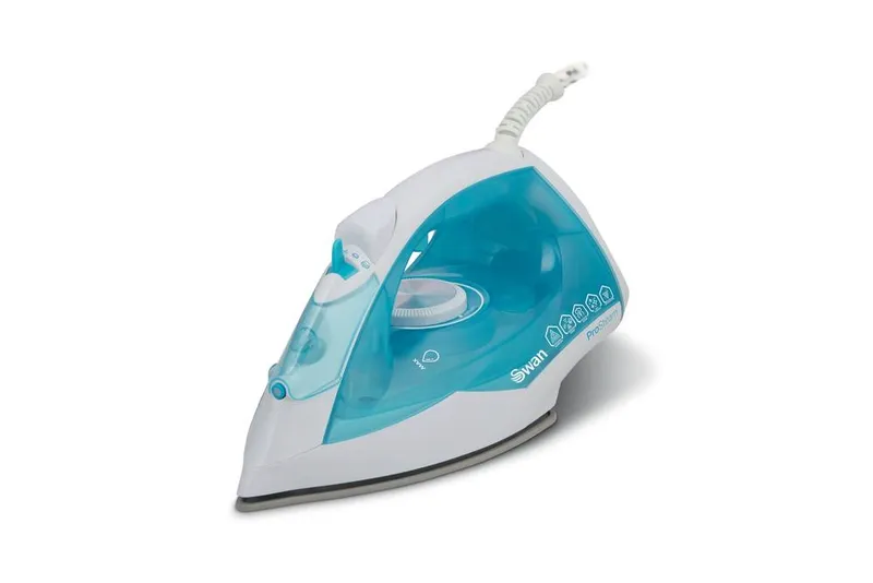 Swan 2800W Steam Iron White & Aqua Size: A - Aqua - Size: A