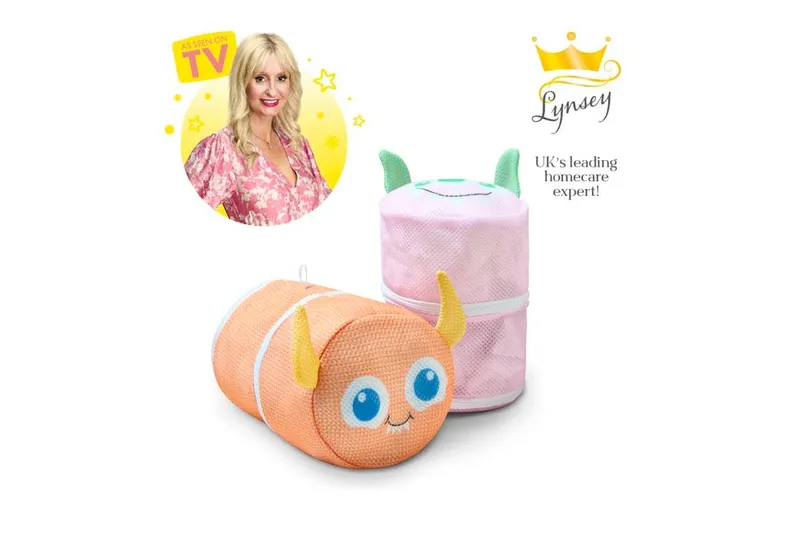 Swan Monster Laundry Bag - 2 pack in Coral Size: A Coral A