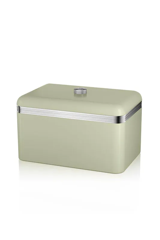 Swan Retro Bread Bin in Green Green