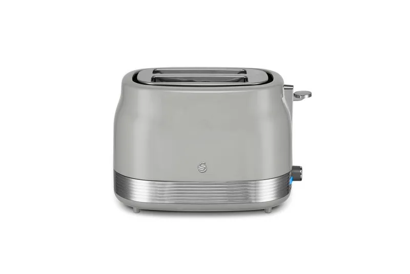 Swan RetroRevive 2 Slice Toaster in Grey Size: A - Grey - Size: A