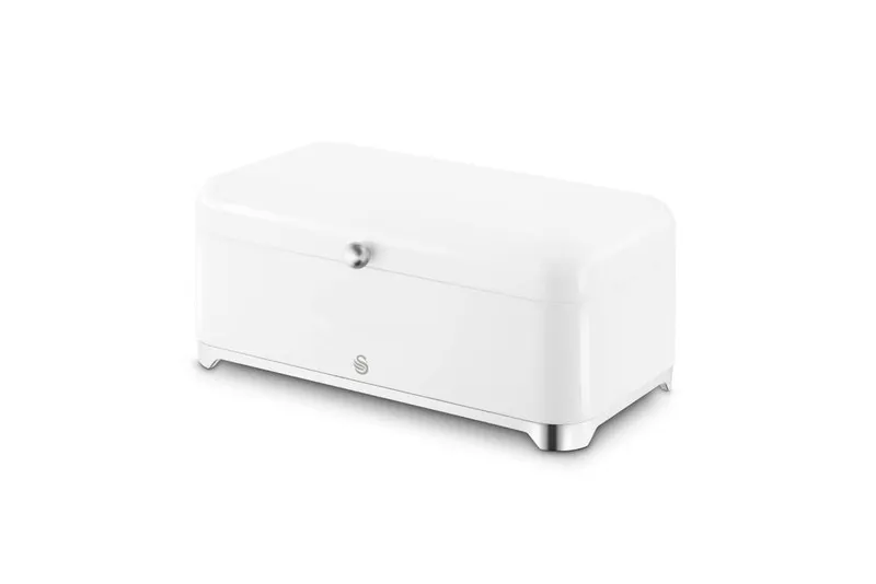 Swan Solace Bread Bin White White
