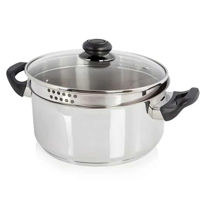 Swan Townhouse 24cm Casserole in Metallic Silver Size: A - Metallic Silver