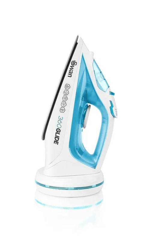 Swan Unisex 2600W Cord/Cordless Iron in Blue Blue One Size female