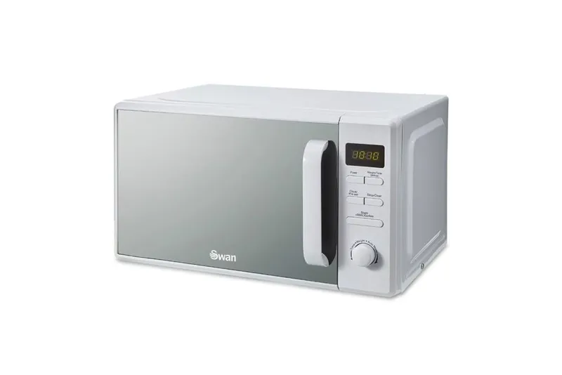 Swan Digital Microwave in White - White
