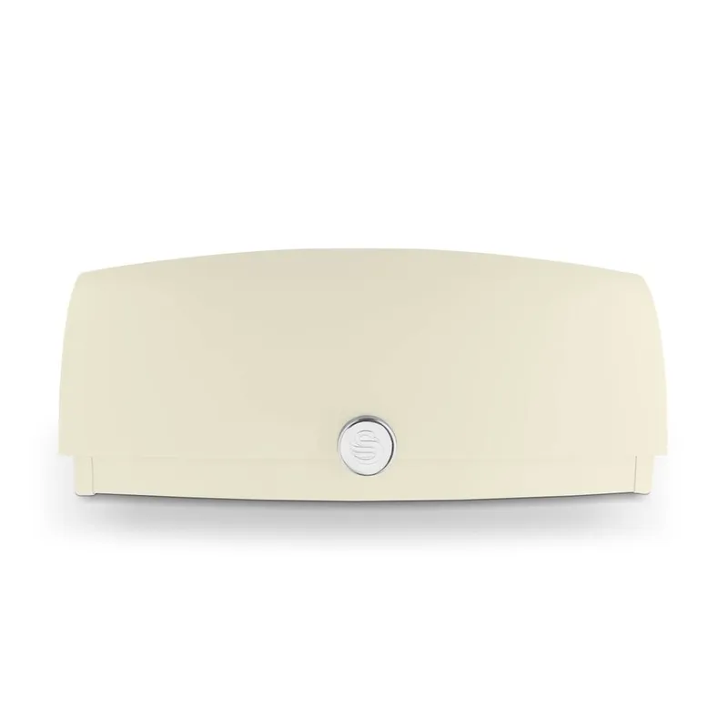 Swan Townhouse Bread Bin in Cream Size: A Cream A