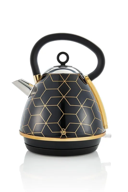 Swan Unisex Tribeca 1.8L Pyramid Kettle in Black Black female