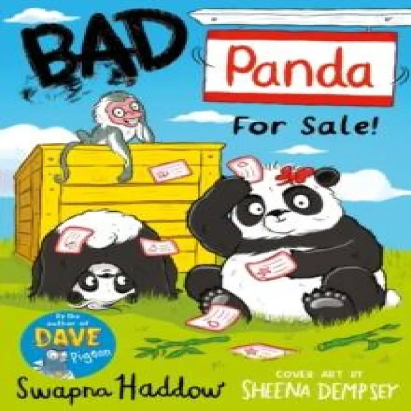 Swapna Haddow Bad Panda: For Sale Paperback Book Multicolor