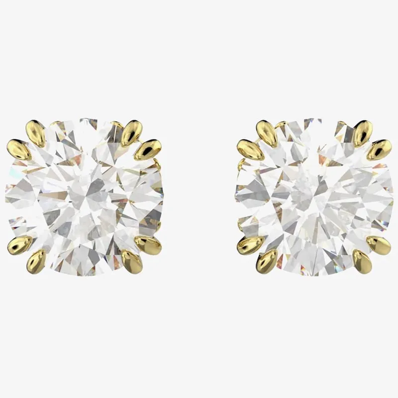 Swarovski Unisex Constella Gold-Plated Stud Earrings 5642595 in Gold - Gold - Size: One Size