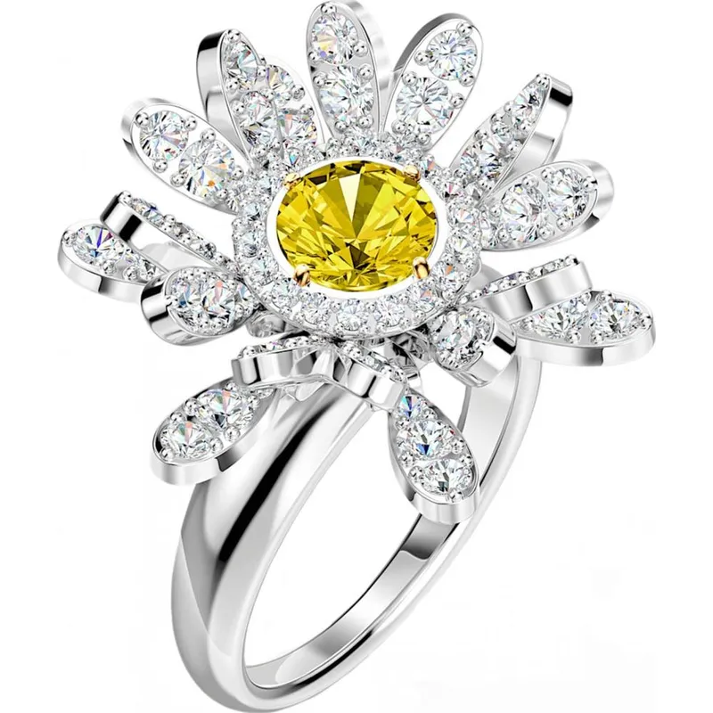 Swarovski Women's 5520366 Eternal Flower Ring in Silver - Silver