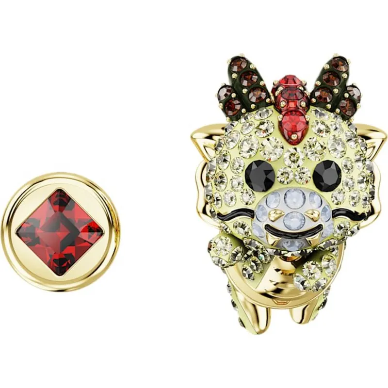 Swarovski Women's 5675832 Zodiac Pair Of Earrings in Gold - Gold