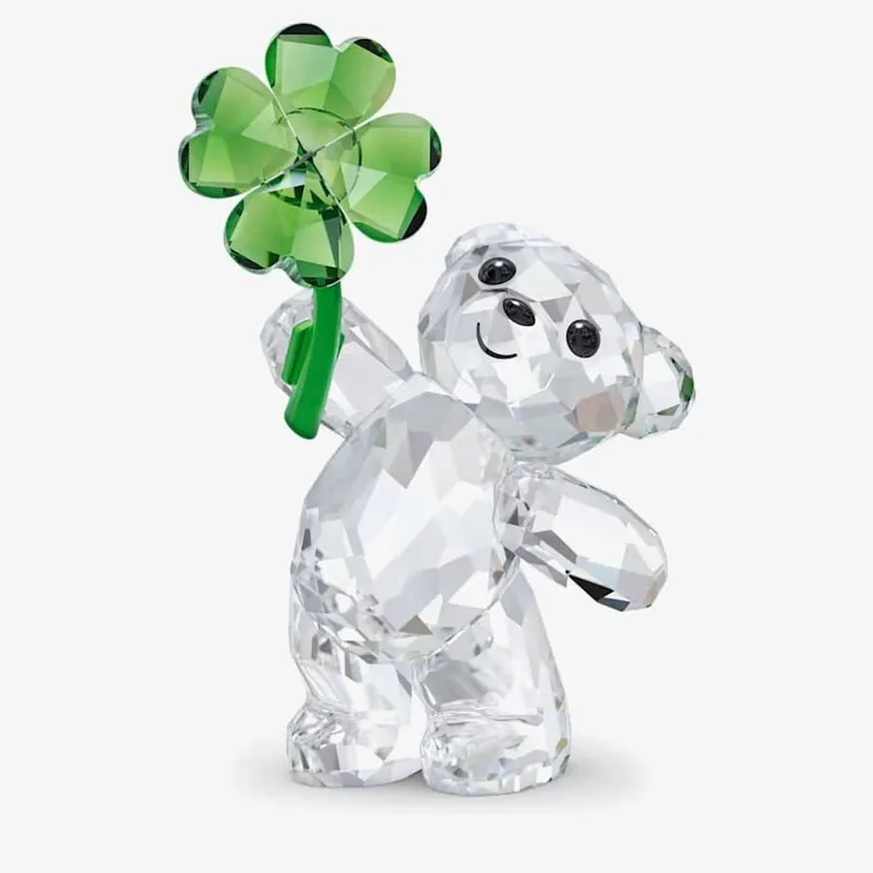 Swarovski Women's Kris Bear Lucky Charm Figurine 5557537 in Silver Silver female