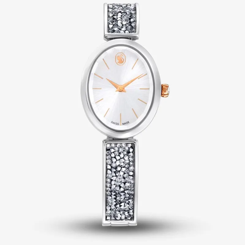 Swarovski Women's Ladies Crystal Rock Silver Watch 5656878 Silver female