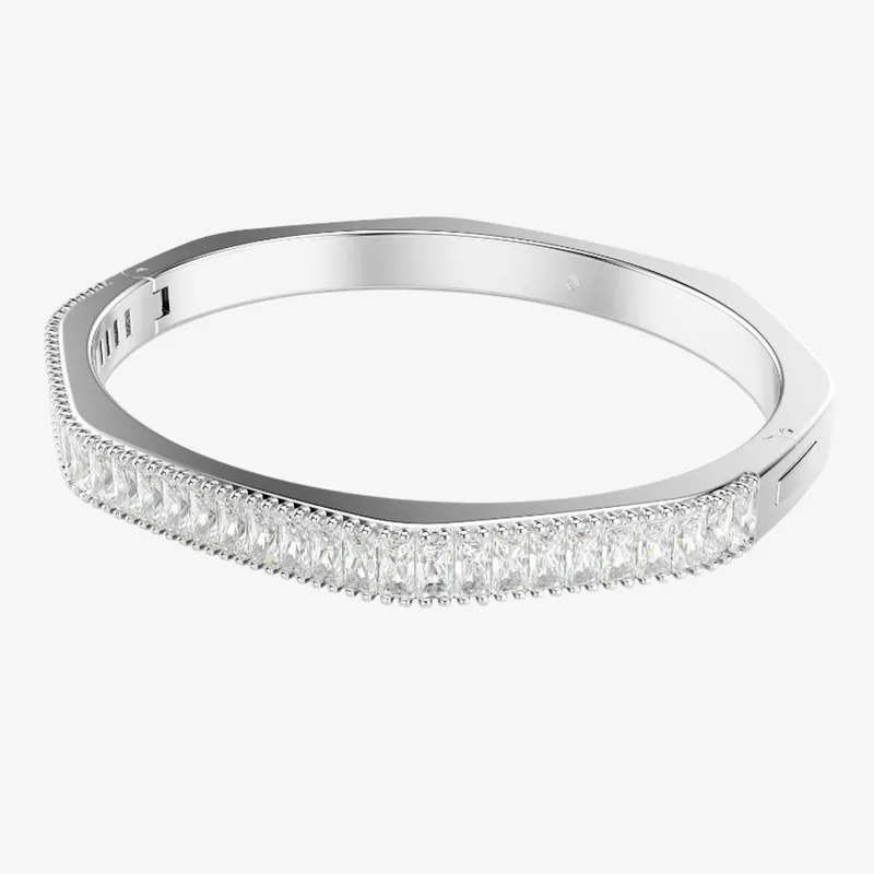 Swarovski Women's Matrix Crystal Bangle 5705784 in Silver Size: 17cm Silver 17cm female