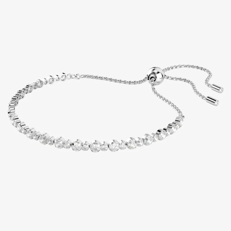 Swarovski Women's Matrix Tennis Silver Bracelet 5677813 Size: Adjustable Silver Adjustable female