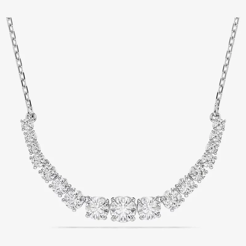 Swarovski Women's Matrix White Crystal Mix Chain 5705396 in Silver Size: Adjustable - Silver