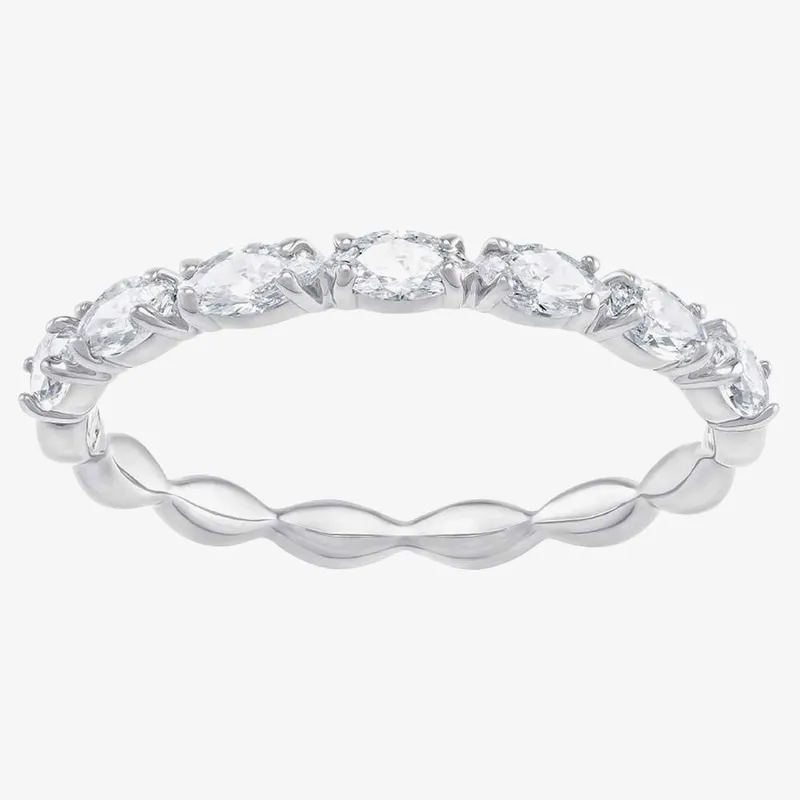 Swarovski Women's Vittore Marquise Cut Ring 5366570-58 in Silver Size: 60 (R 1/2) Silver female