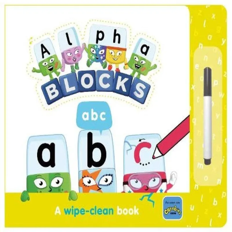 Sweet Cherry Publishing Alphablocks Abc: A Wipe-Clean Book