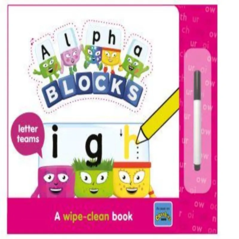 Sweet Cherry Publishing Alphablocks Letter Teams: A Wipe-Clean Book