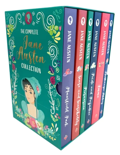 The Complete Jane Austen Collection 6 Books Box Set - Fiction - Paperback Cherry Stone Publishing