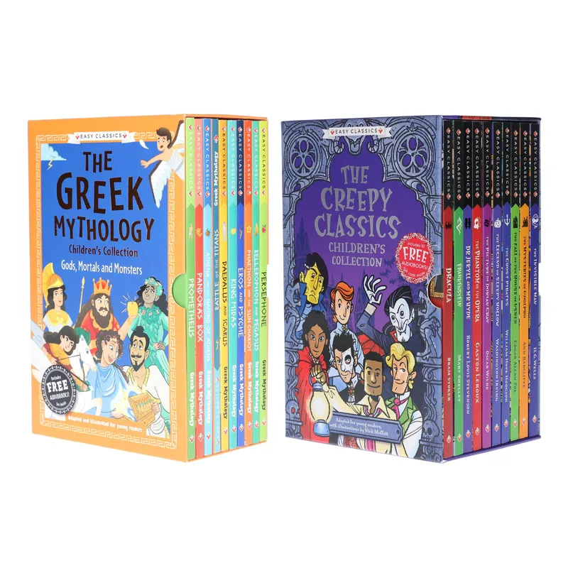 The Creepy Classics and Greek Mythology: 20 Books Collection Set - Ages 7-11 - Paperback Sweet Cherry Publishing