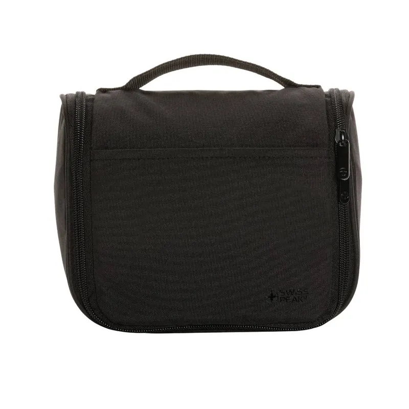 Swiss Peak Lohan Toiletry Bag in Black Black