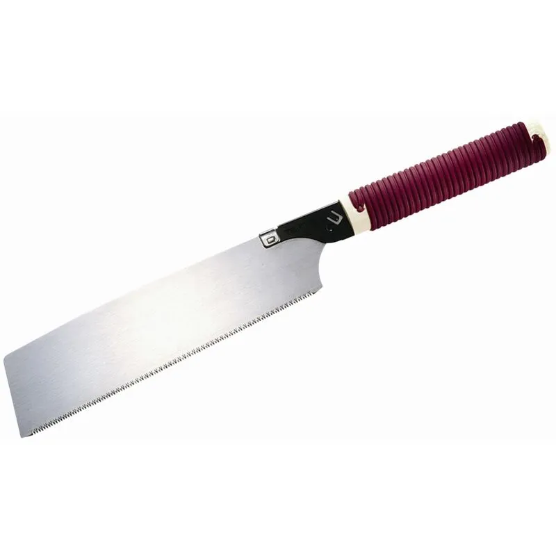 Tajima Japanese Pull Saw Traditional Short Rattan Straight Handle 10" 1/2" / 265mm 16tpi