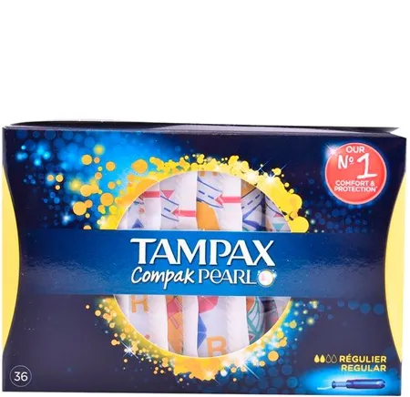 Tampax Compak Pearl Regular - 36 pcs