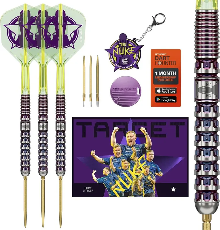 Target Darts Luke Littler 90% 23G Sp World Champion 2025 Edition in Purple Purple