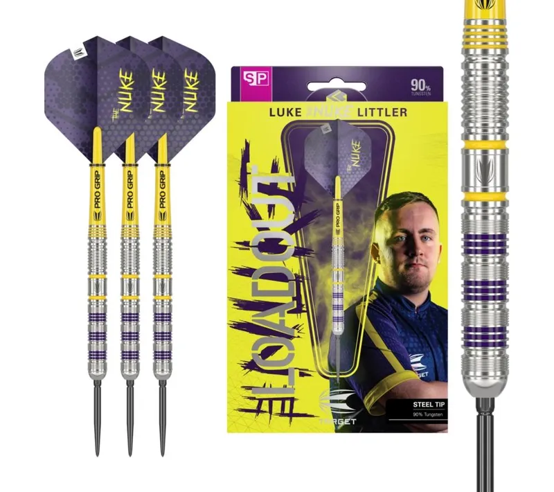 Target Luke Littler Loadout Brass Steel Tip Darts