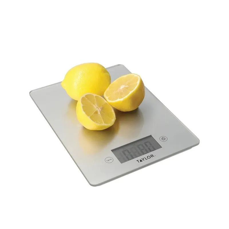 Taylor Glass Digital 5Kg Kitchen Scales - Silver Silver