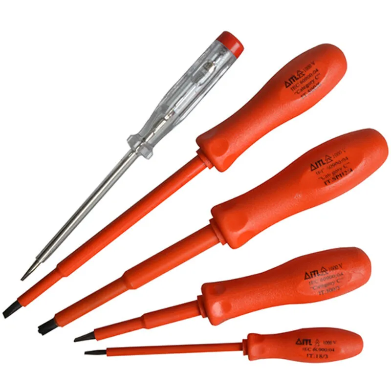Tbc Itl Insulated Ukc-02150 Insulated Screwdriver Set of 5 ITL02150