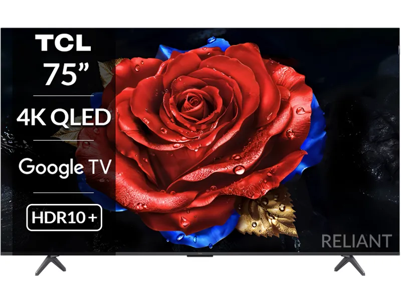 Tcl 75T8C 75" T8C 4K Qled Smart TV Metallic