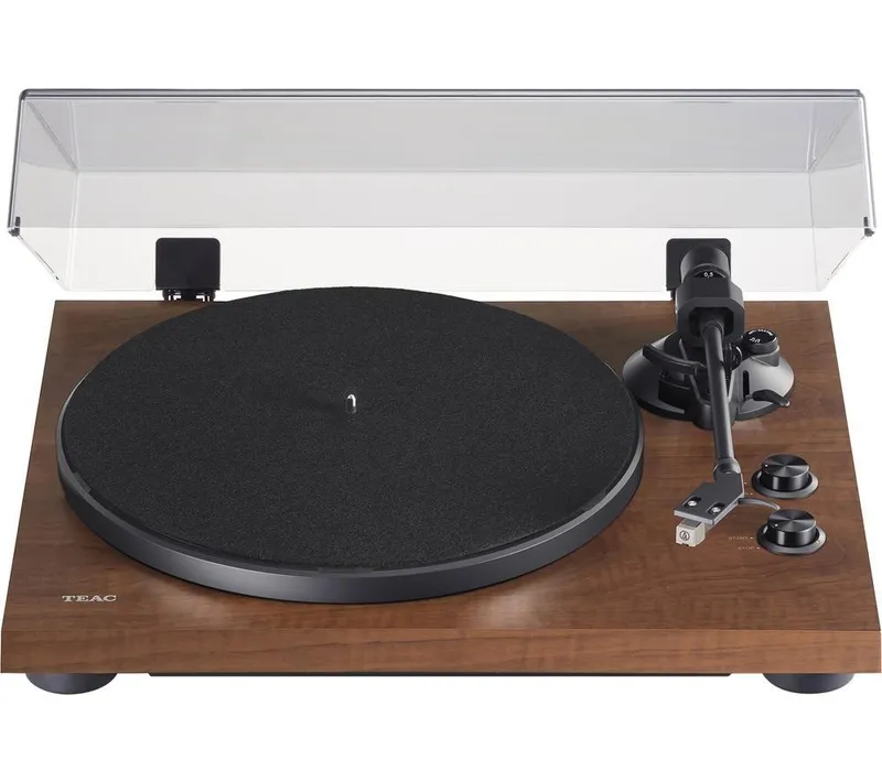 Teac TN-280BT-A3/WA Belt Drive Bluetooth Turntable - Walnut, Brown