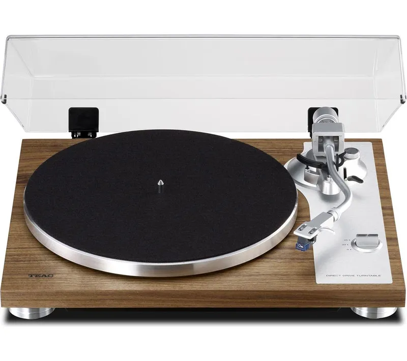 Teac TN-4D-SE Direct Drive Turntable - Walnut Veneer, Brown