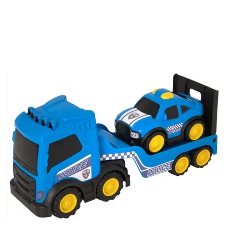 Teamsterz Chunky Trucks Police Mega Transporter with Car