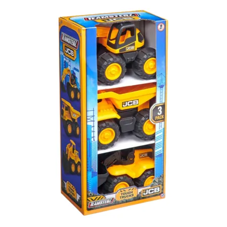 Teamsterz Jcb Tough Trucks – 3 Pcs